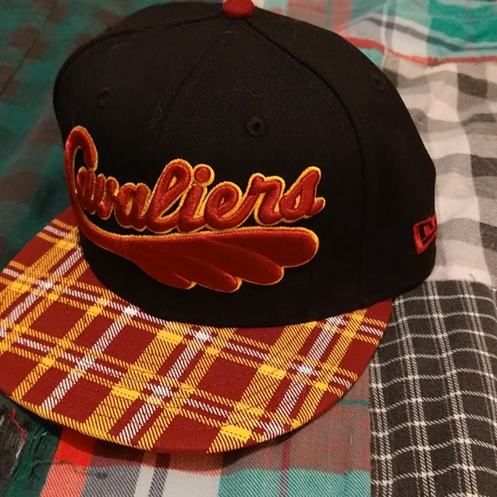 Cleveland Cavaliers New Era 9FIFTY Plaid Brim Adju